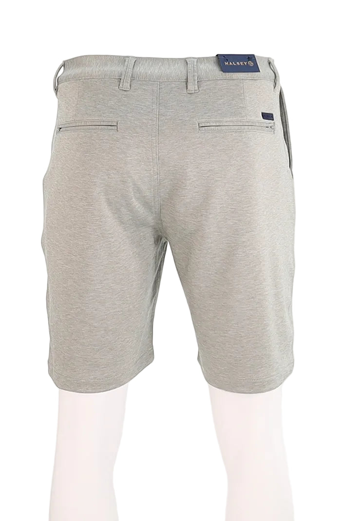 Halsey Men’s Hatchway Classic Fit Shorts with Rubber Patch Back View – Mondo Uomo