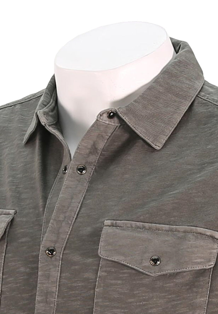 John Varvatos L/S Shirt, Seal Grey