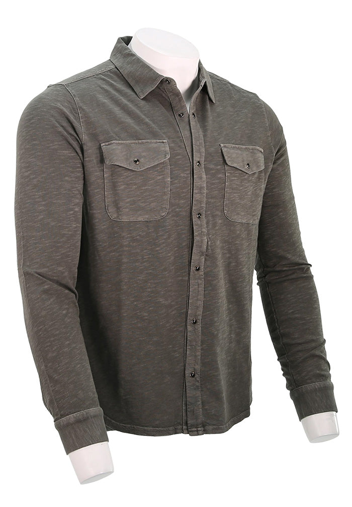 John Varvatos L/S Shirt, Seal Grey