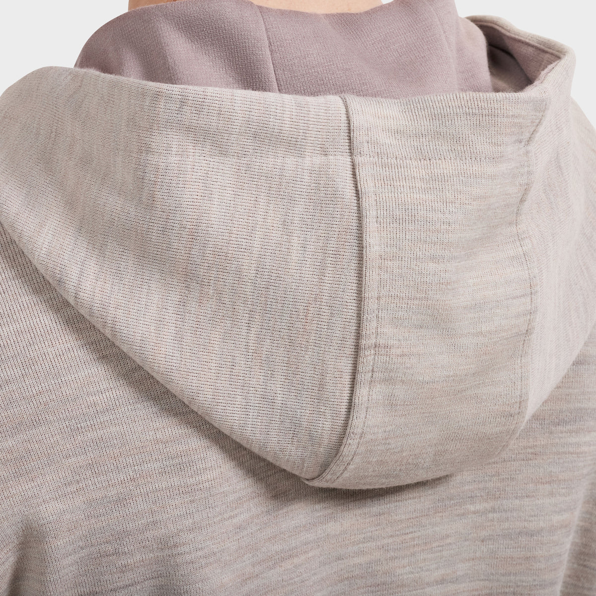 Bugatchi L/S Full-Zip Hoodie, Oatmeal – view 6