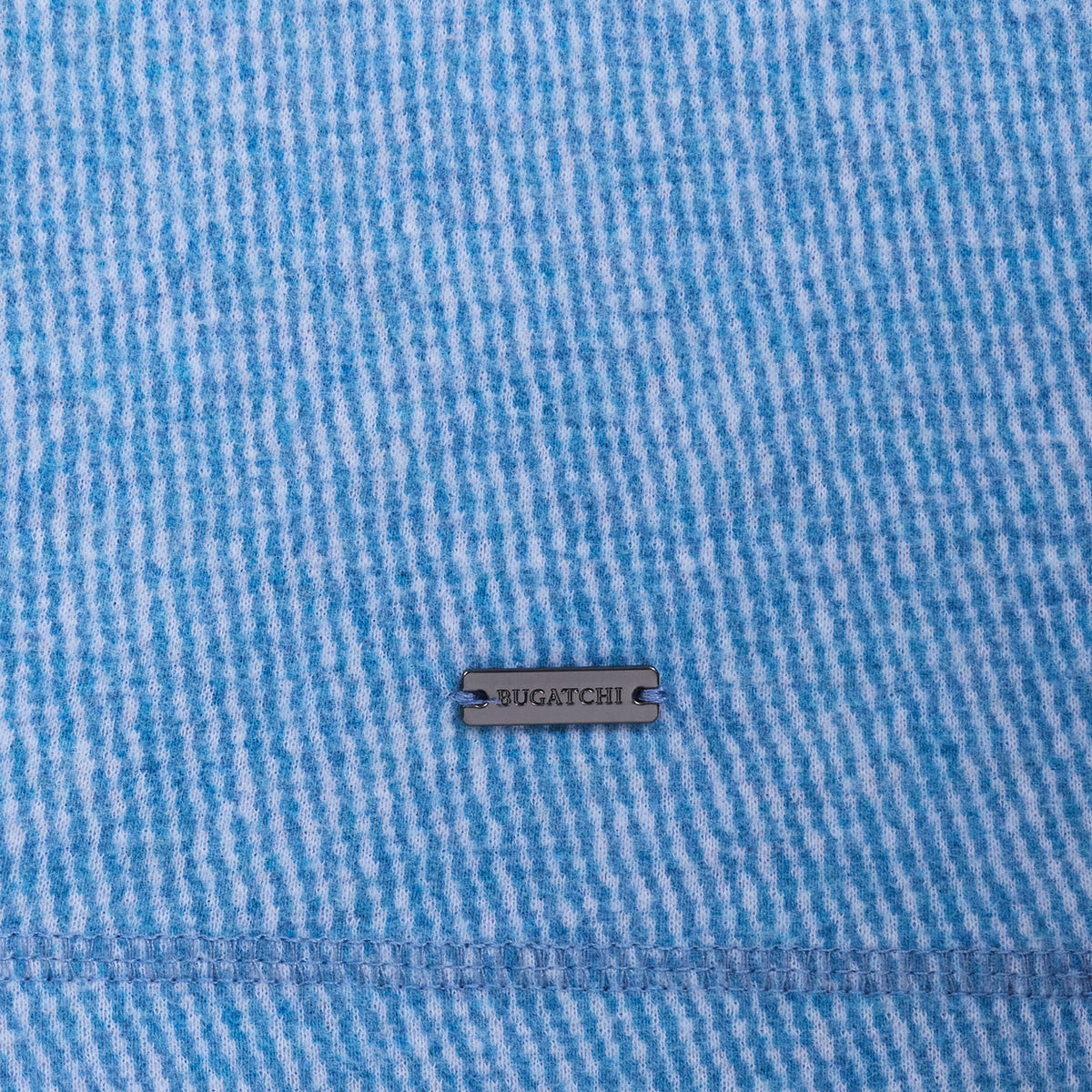 Bugatchi L/S Quarter-Zip Knit, Teal – view 5
