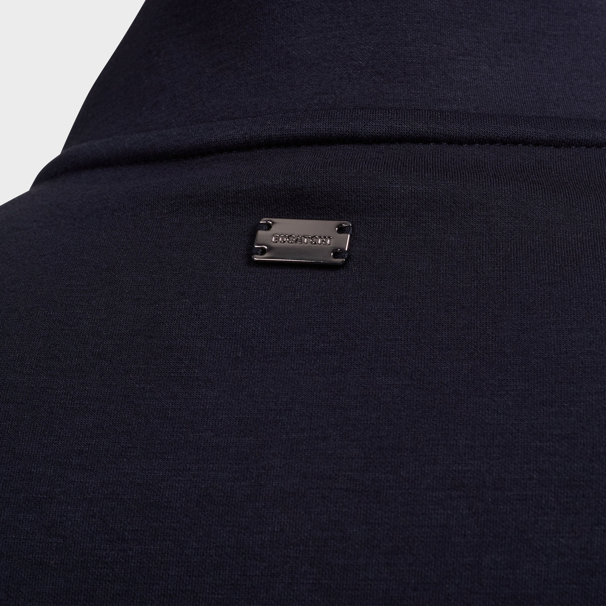 Bugatchi Soft Touch Quarter-Zip Knit, Navy – view 5