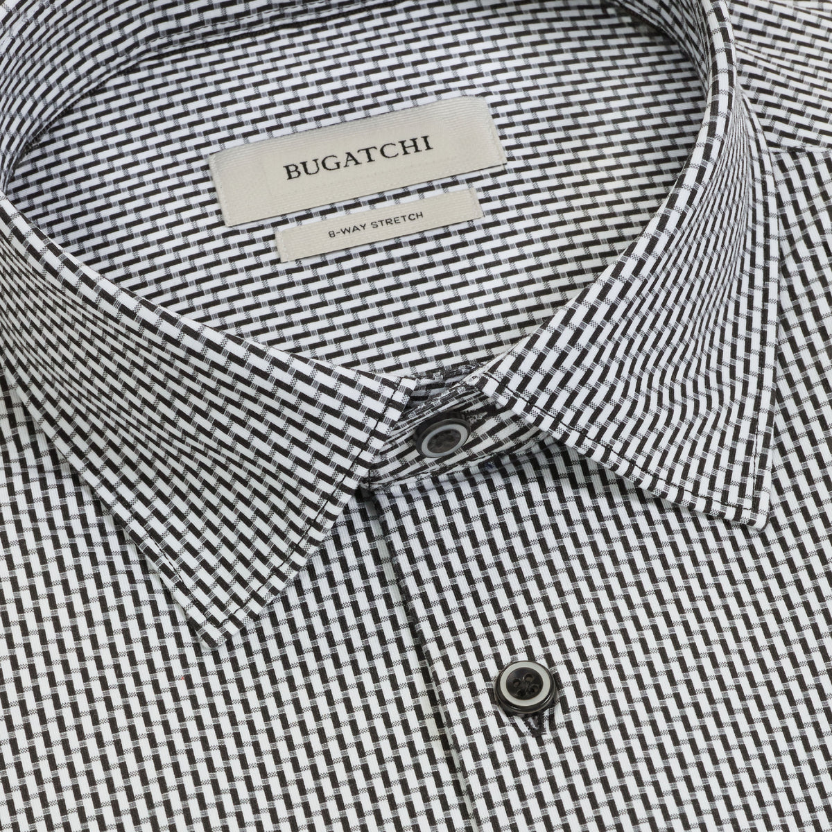Bugatchi Ooohcotton L/S James Shirt, White – view 5