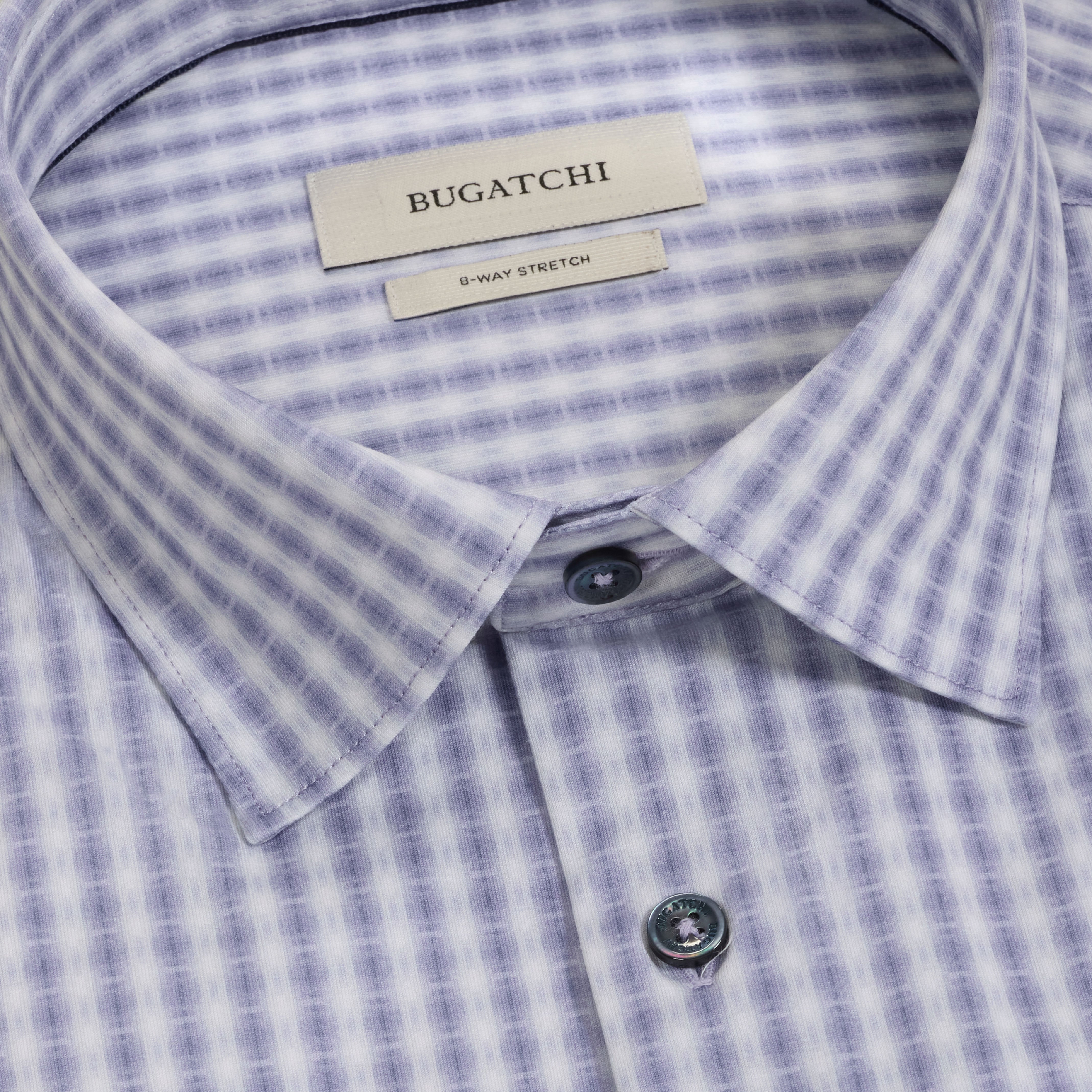 Bugatchi Ooohcotton L/S James Shirt, Orchid – view 5