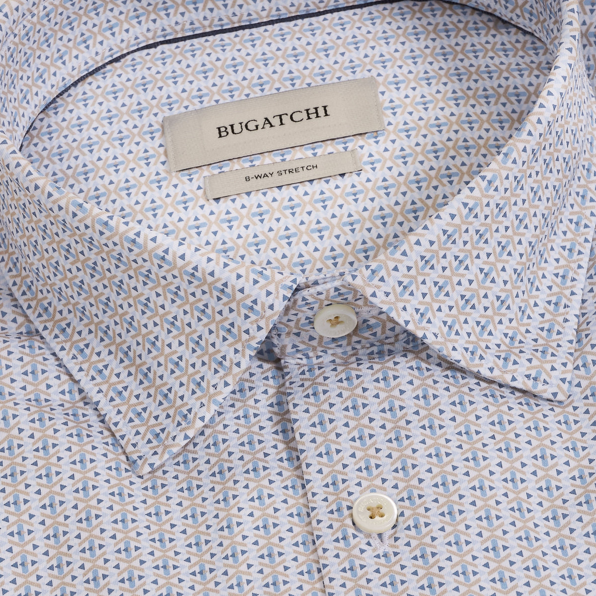 Bugatchi Ooohcotton L/S James Shirt, Sand – view 5