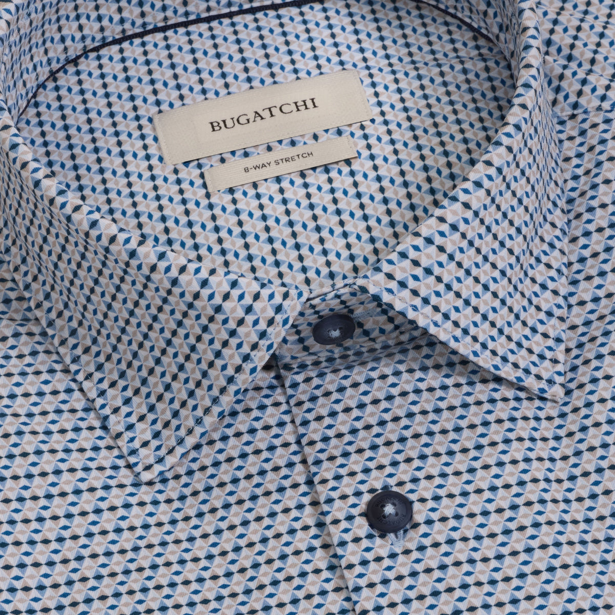 Bugatchi Ooohcotton L/S James Shirt, Air Blue – view 5