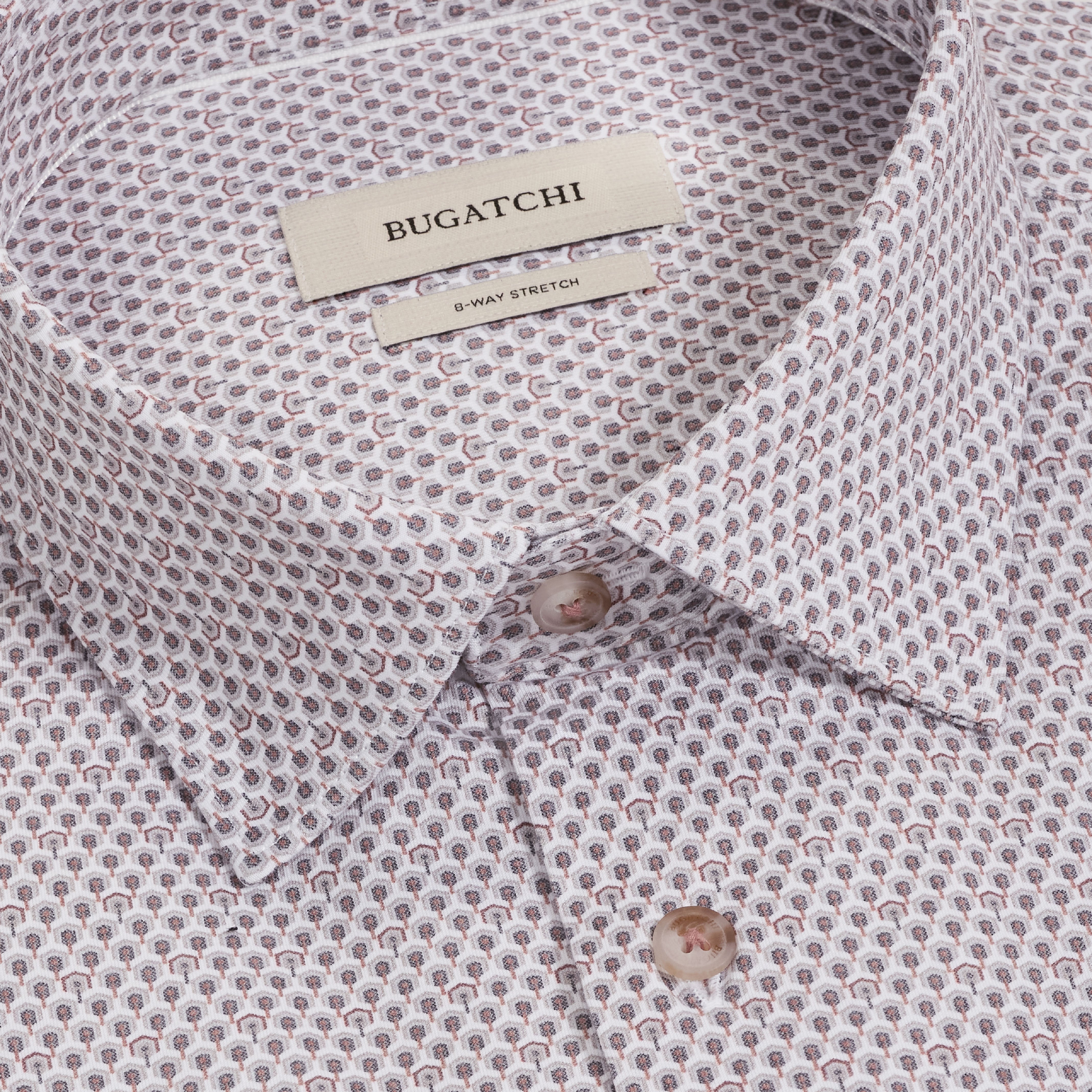 Bugatchi Ooohcotton L/S James Shirt, Sienna – view 5