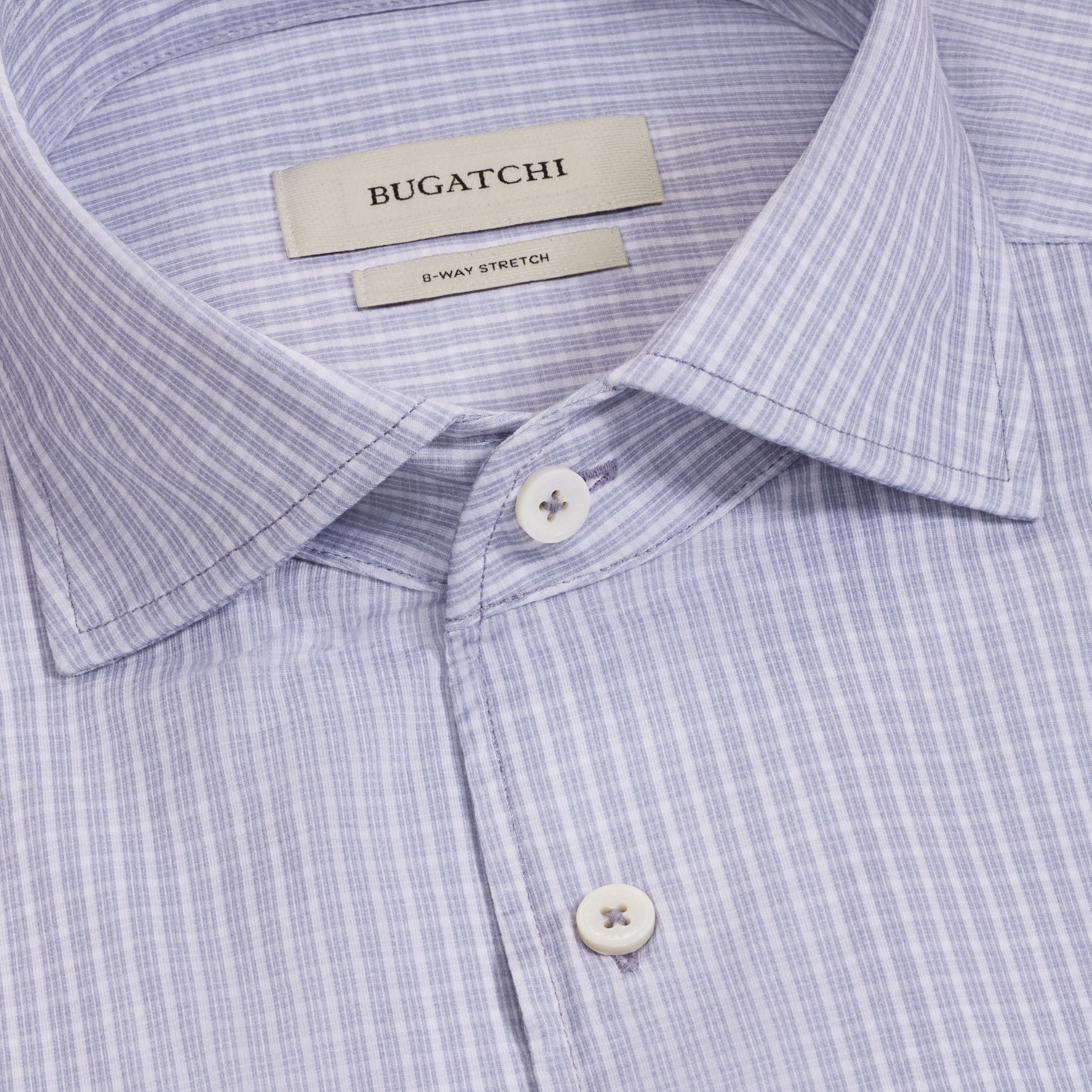 Bugatchi Ooohcotton L/S Devon Shirt, Slate – view 5