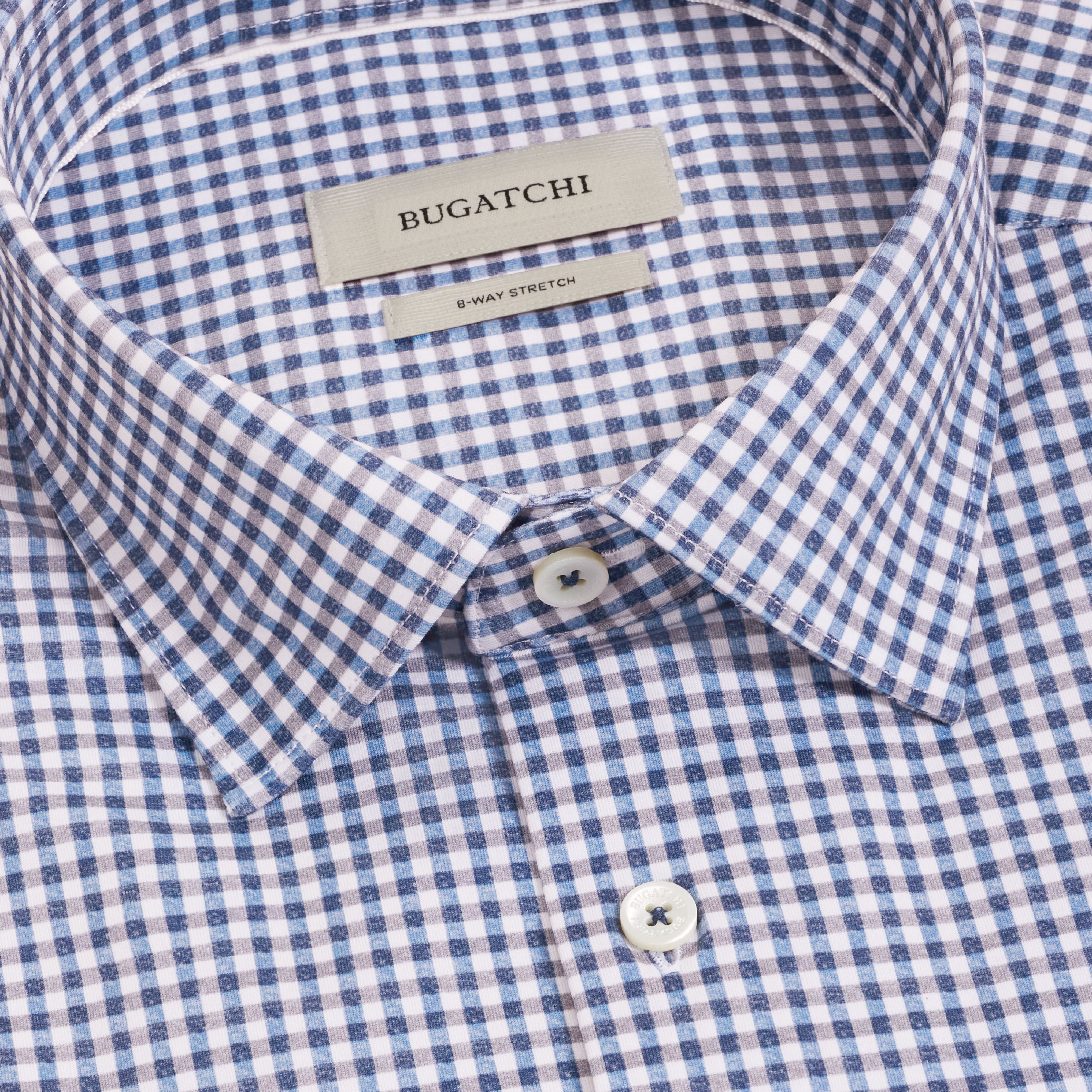 Bugatchi Ooohcotton L/S James Shirt, Navy – view 2