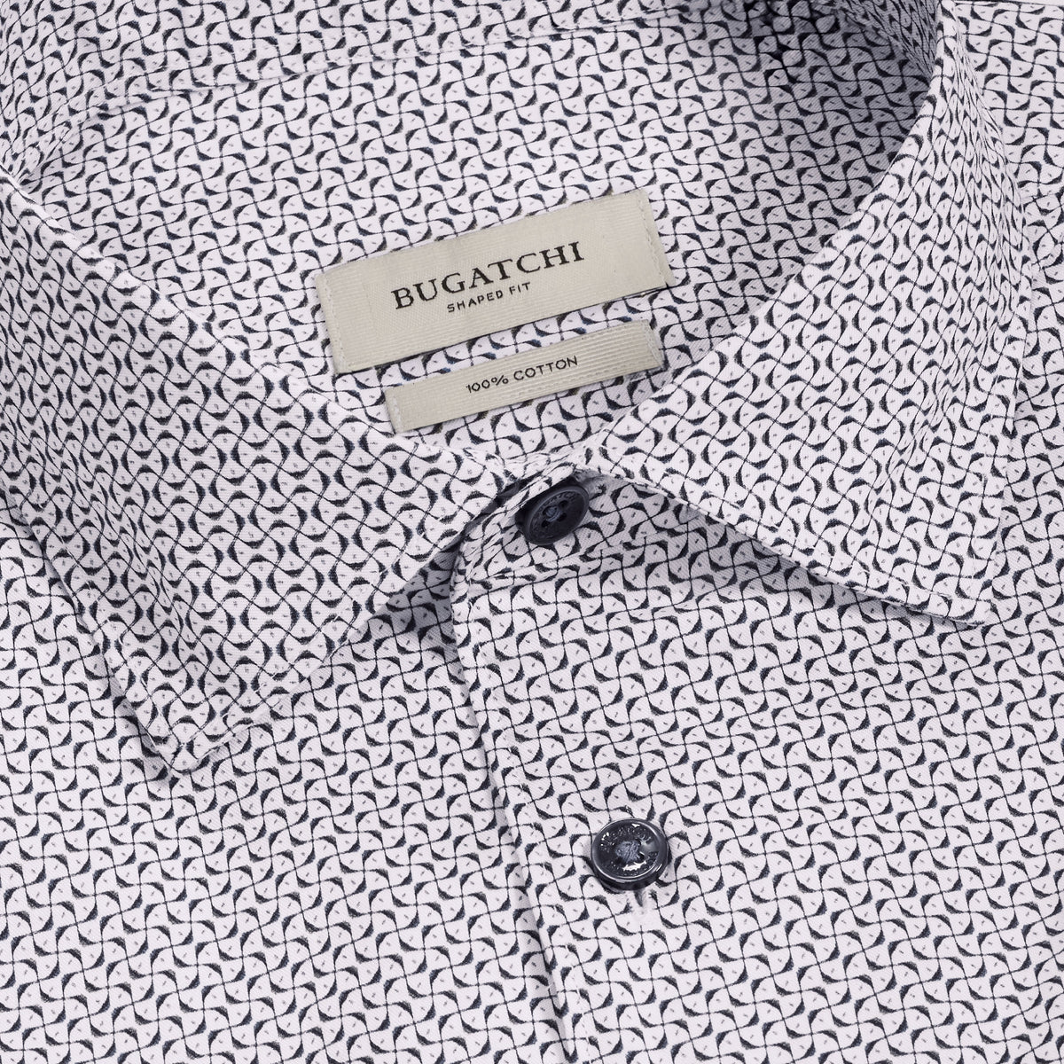 Bugatchi L/S Alvin Shirt, Marine Blue – view 5