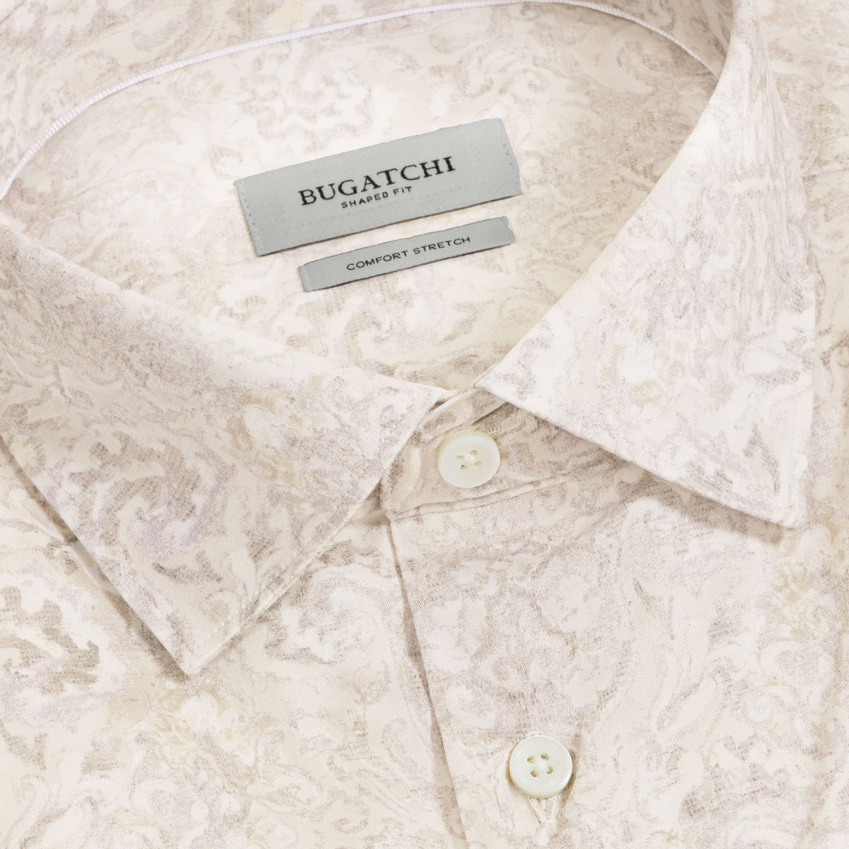 Bugatchi L/S Axel Shirt, Limestone – view 5