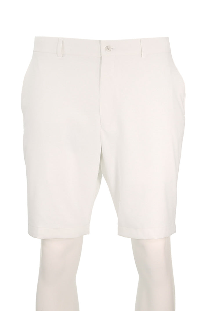 Ballin Men's Microfiber Performance Shorts In White - Mondo Uomo
