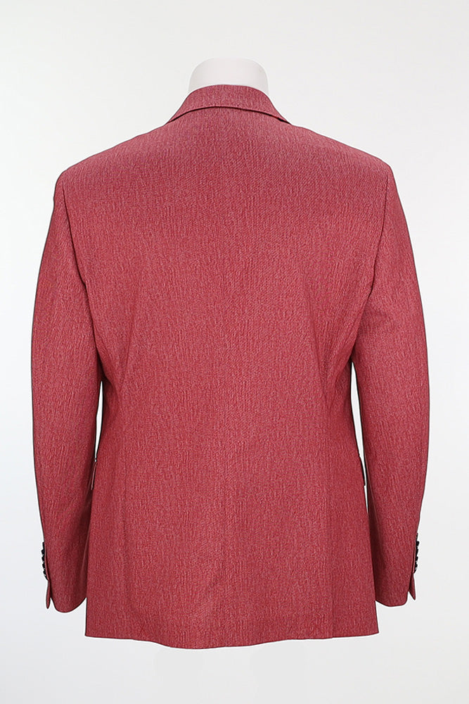 Back view of 7 Downie St. Men’s Red Wool Sports Coat