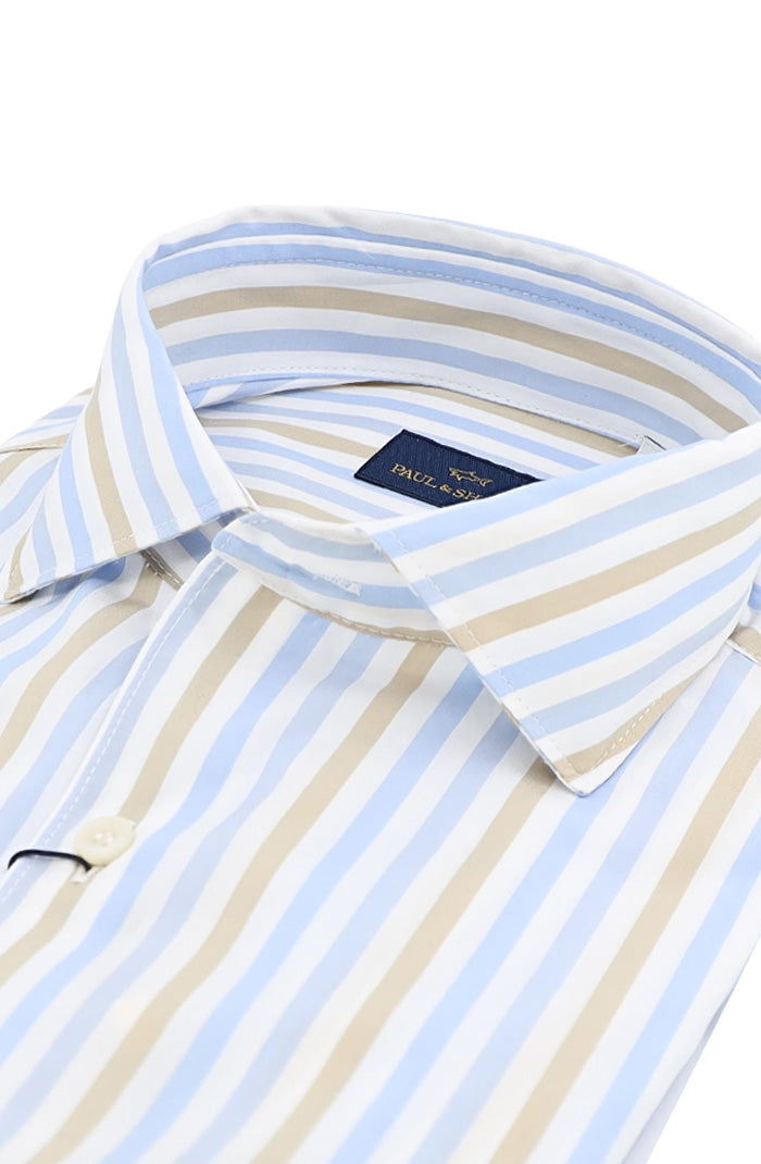 Paul & Shark Cotton L/S Shirt, stripe
