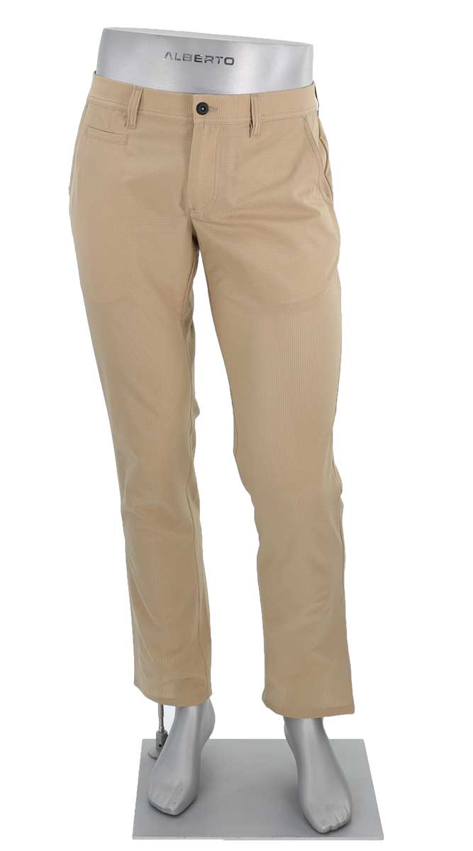 Alberto Rookie Air Mesh Golf Pants, Kahki