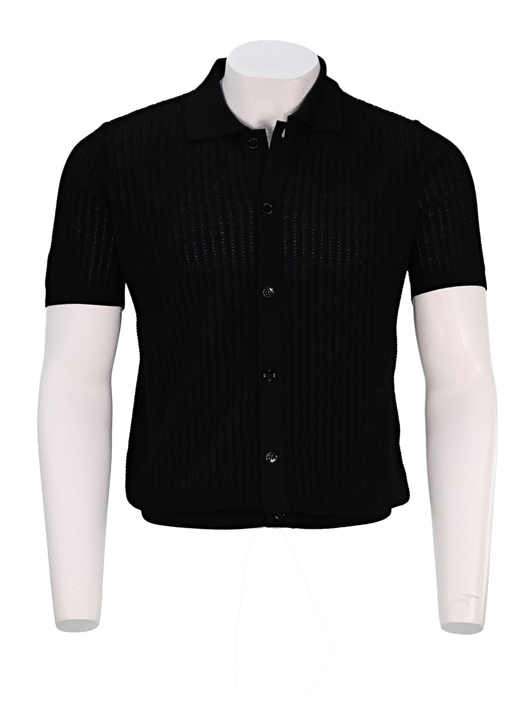 Stenstroms S/S Polo Shirt, Black