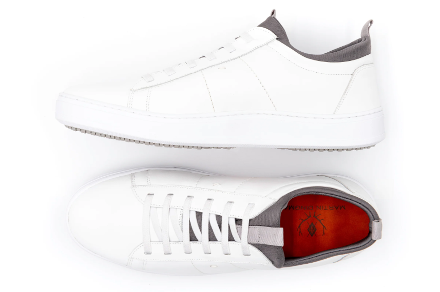 Cameron Sheep Skin Sneakers White