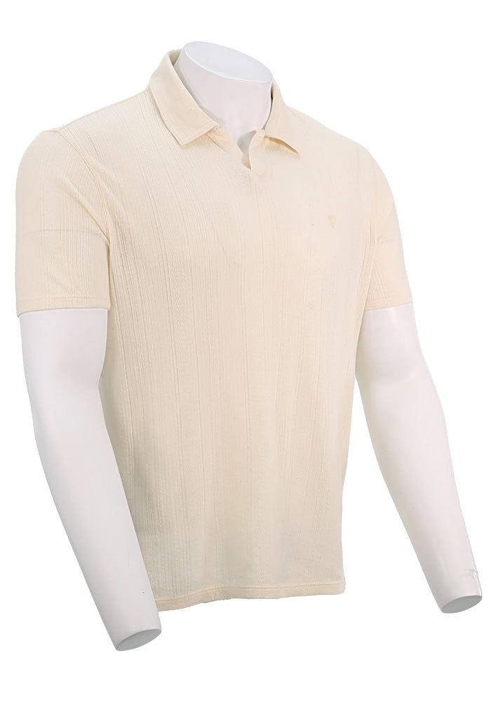 John Varvatos S/S Johnny Collar Polo, Chalk