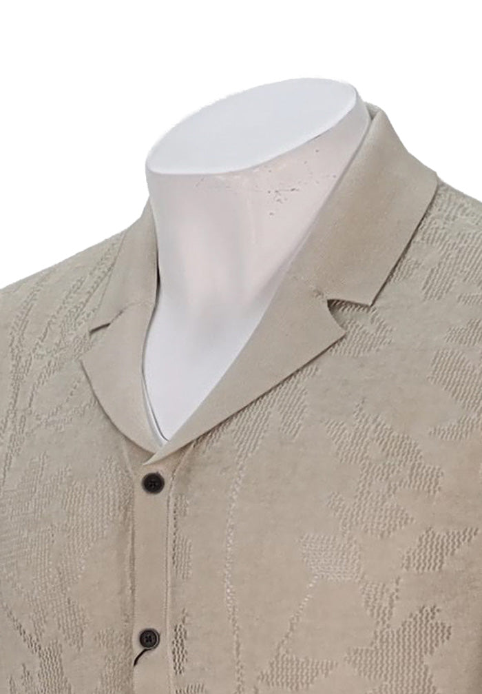 John Varvatos S/S Shirt, Almond