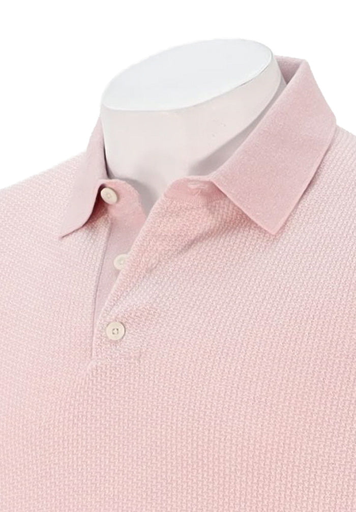Vince S/S Polo Light Pink