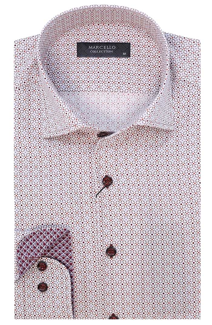 Marcello Open Circles Long Sleeve Shirt