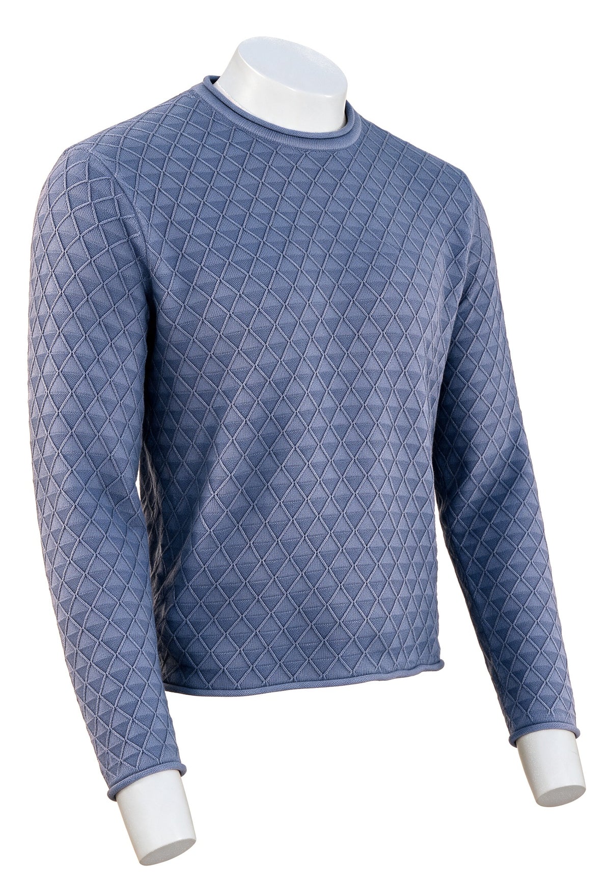 John Varvatos L/S Crew, Oiled Blue – view 5