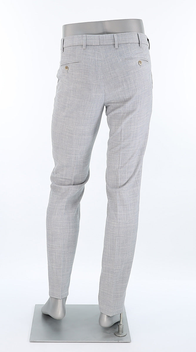Meyer 2026 Bonn Linen Pants, LIGHT GREY