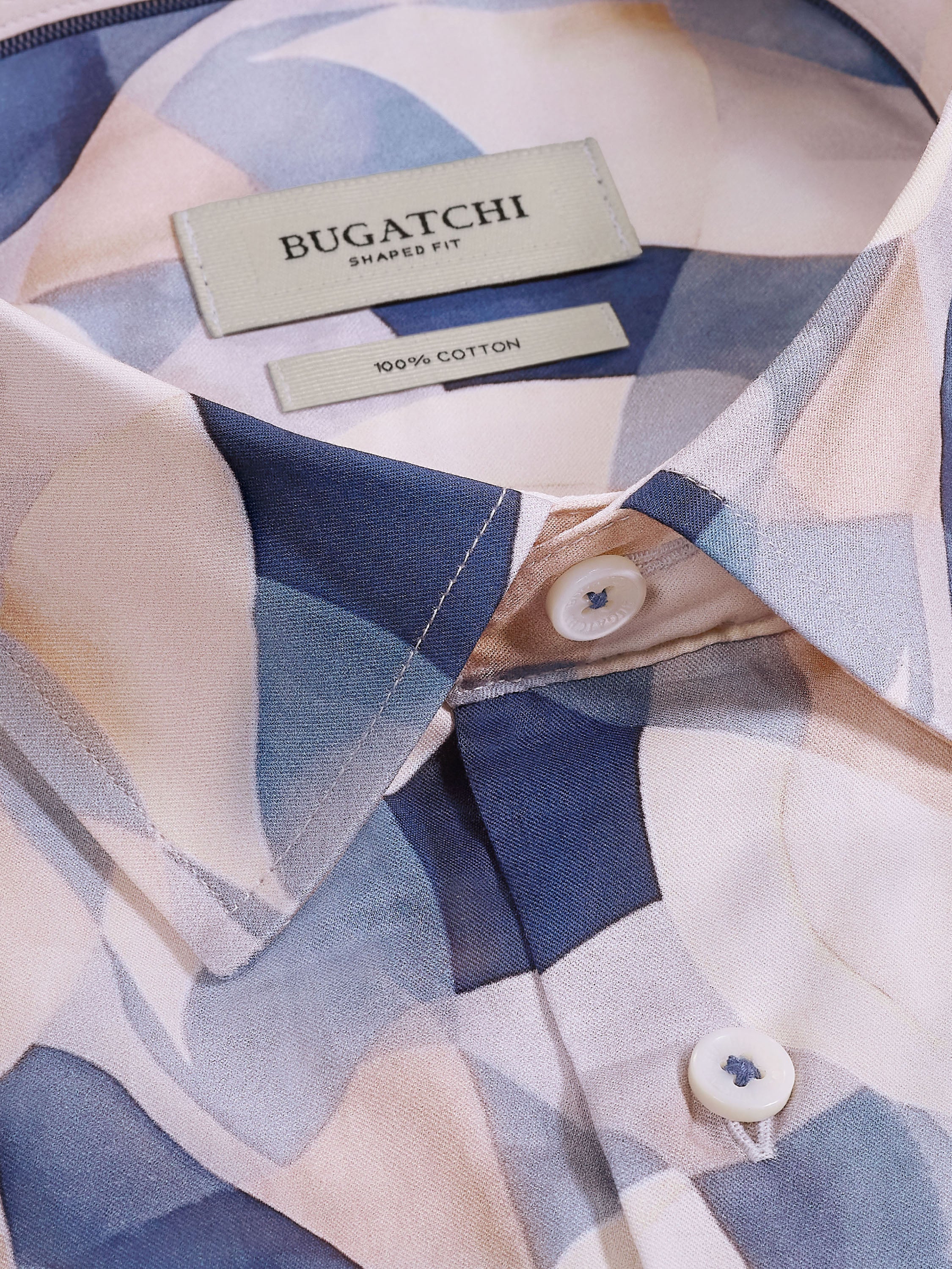 Bugatchi S/S Shirt, Cobalt