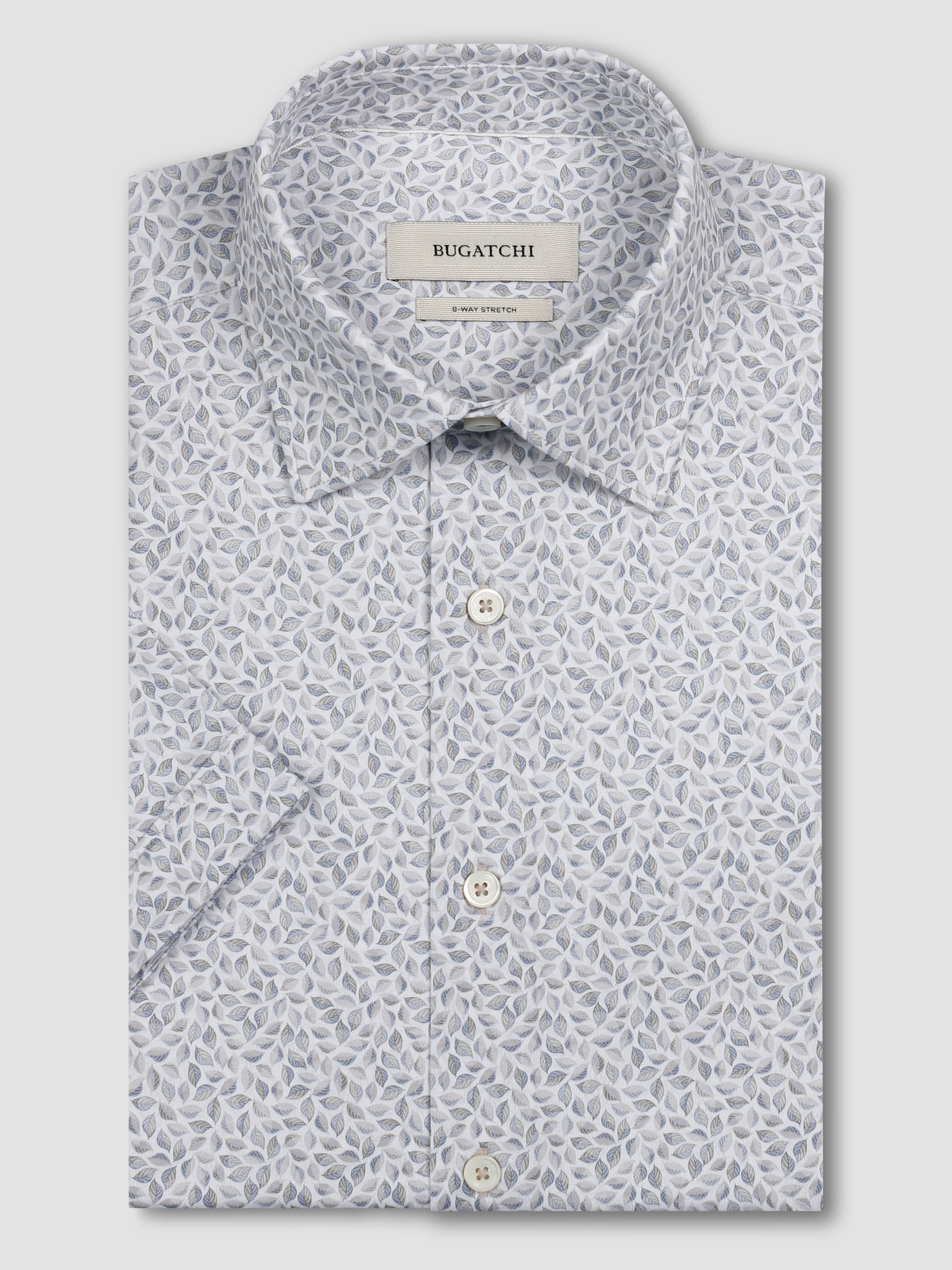 Bugatchi Ooohcotton S/S Shirt, Sand