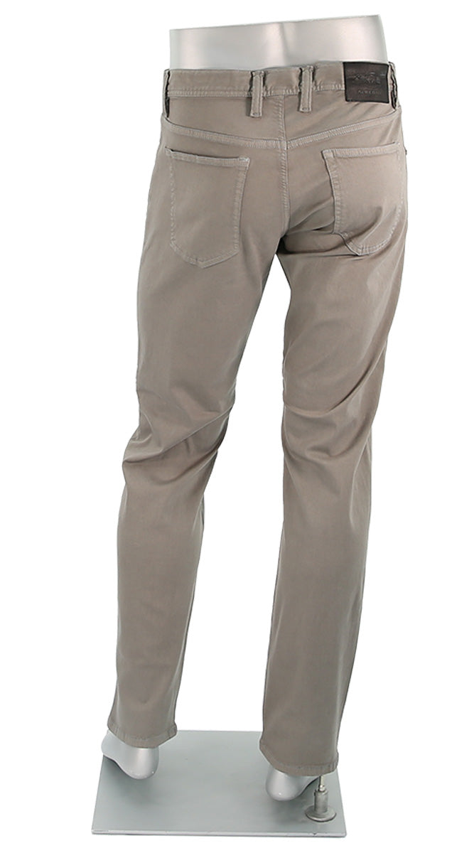 Stone Stretch Colored Denim Pewter