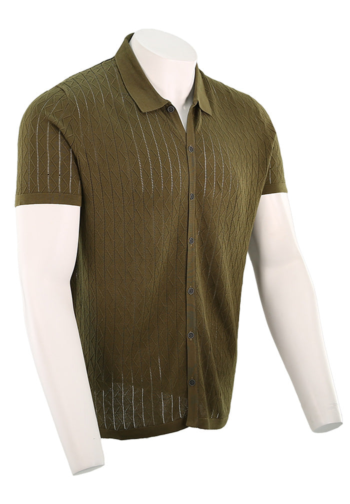 John Varvatos Short Sleeve Sweater Shirt