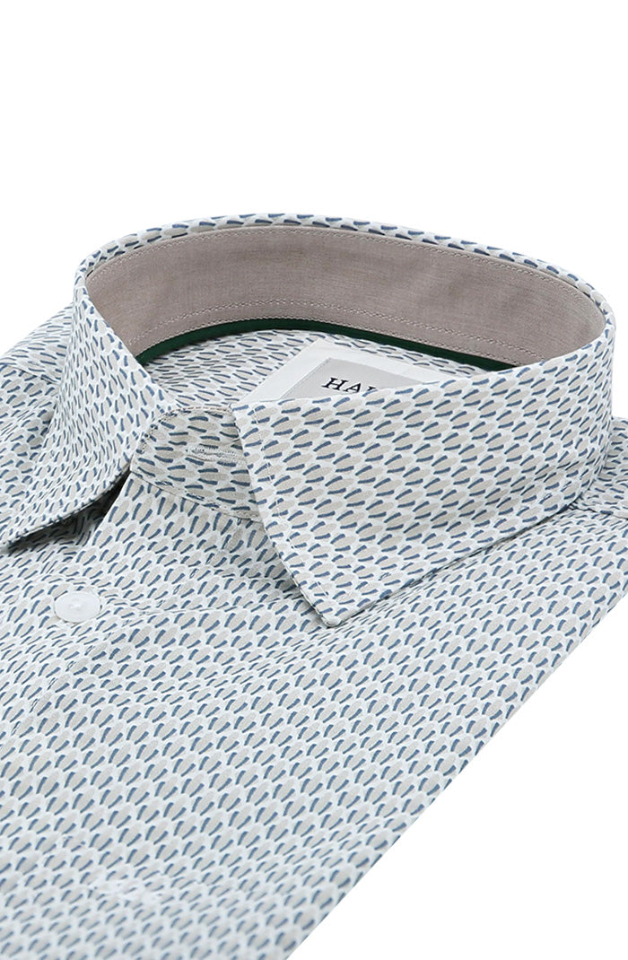 Haupt Short Sleeve Shirt For Men In Grey 9028-2914