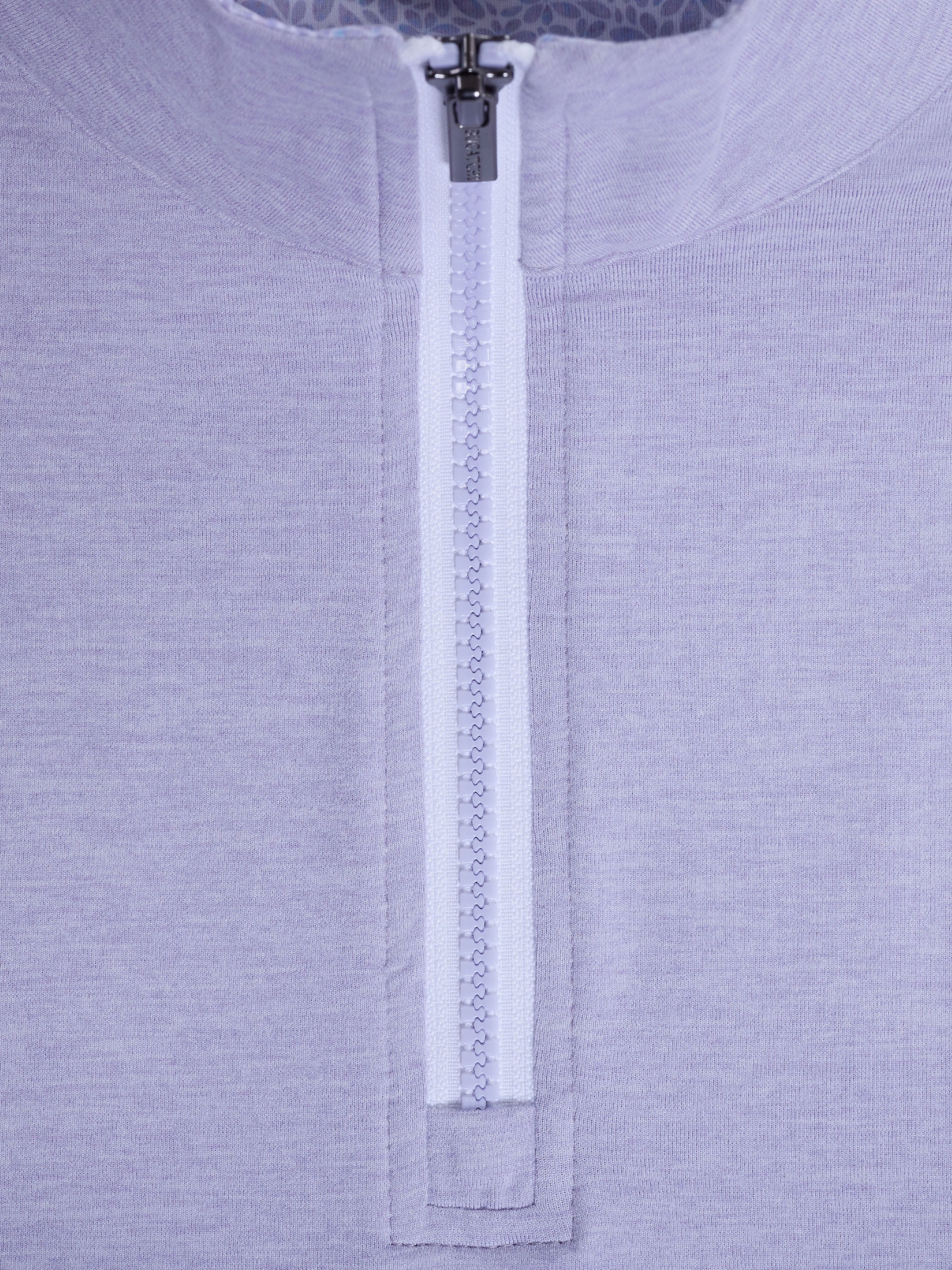 Bugatchi L/S Quarter Zip, Lavender
