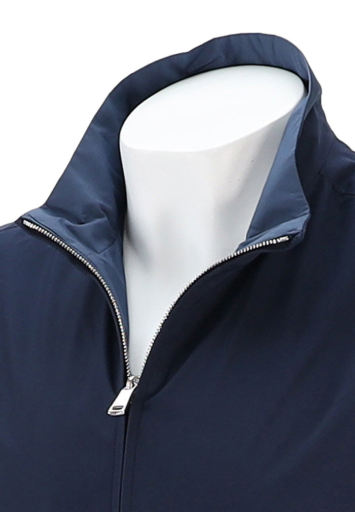 PAUL & SHARK Men's Typoon Platinum Reversible Vest In Navy Close Up