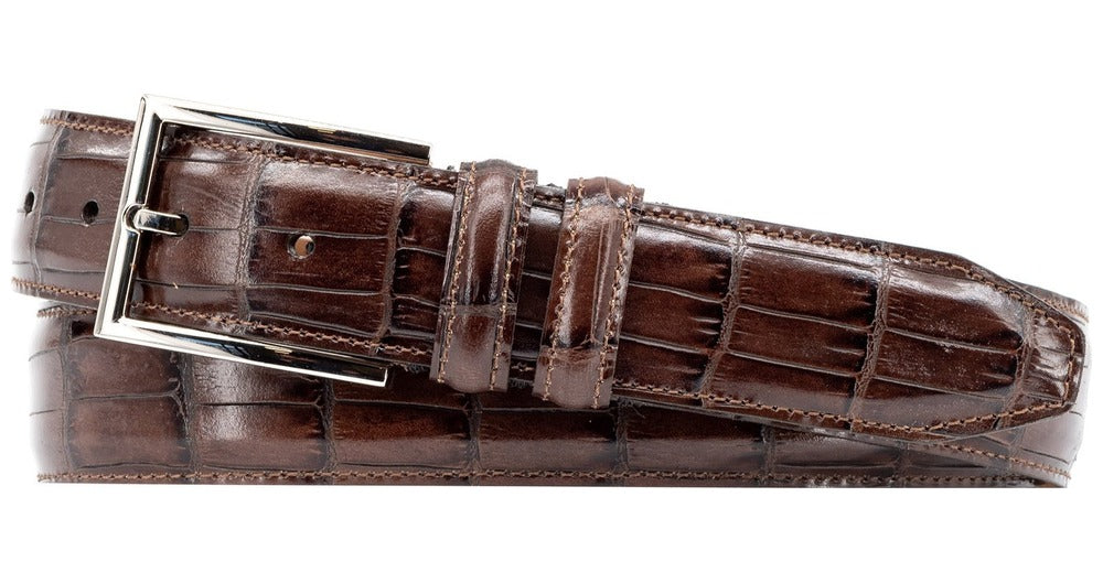 Martin Dingman Alexander Belt, Walnut | Mondo Uomo Naples FL