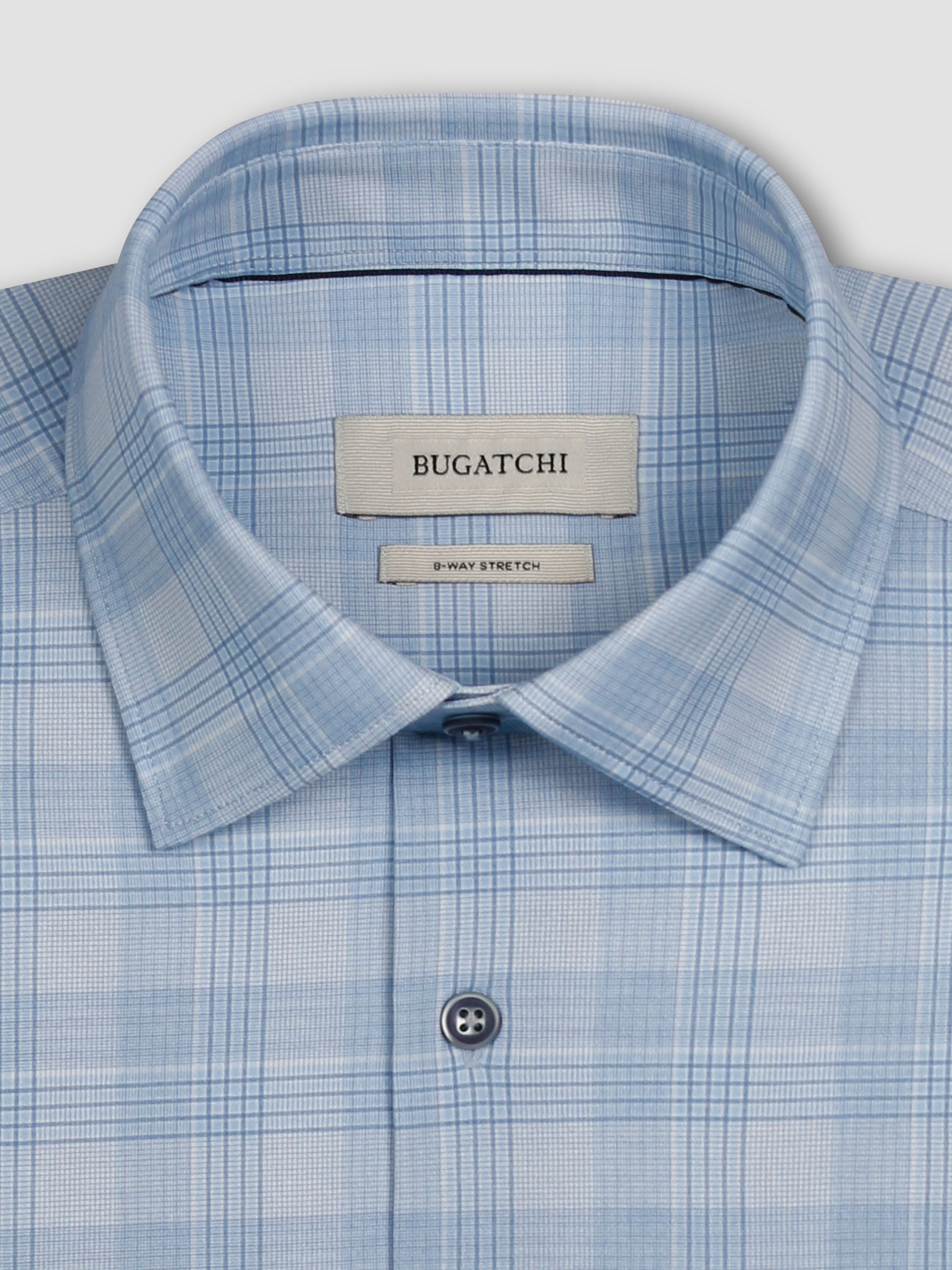 Bugatchi Ooohcotton L/S Shirt, Air Blue