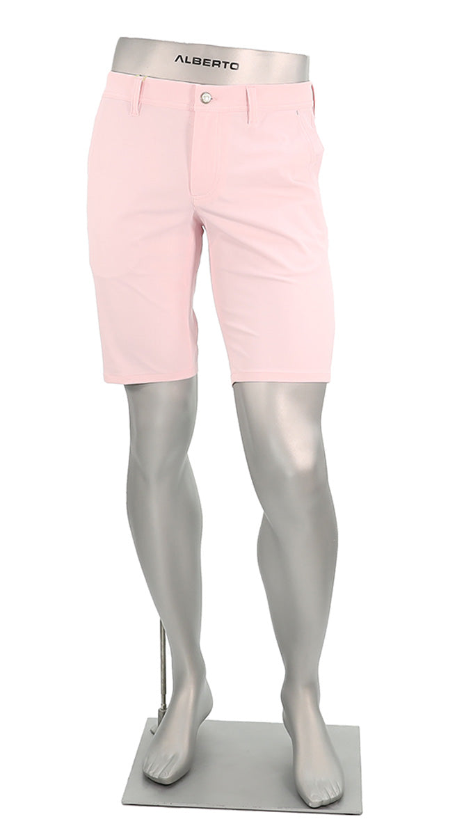 Alberto Earnie Golf 3X DRY Men’s Slim Fit Light Pink Activewear Shorts – Mondo Uomo