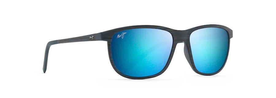 Maui Jim Lele Kawa Polarized Classic Sunglasses with Lightweight Carbon Fiber Frame Angled View