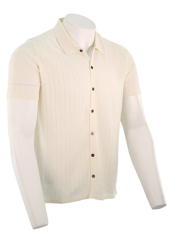 John Varvatos Short Sleeve Sweater Shirt