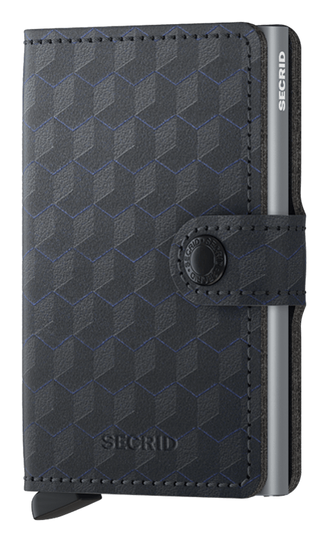 SECRID Men's Miniwallet Optical In Black Titanium - Mondo Uomo