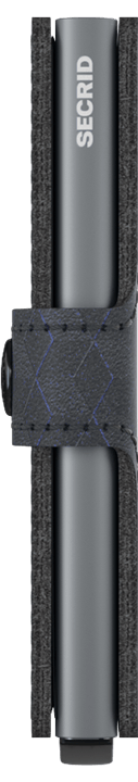 SECRID Men's Miniwallet Optical In Black Titanium Side View