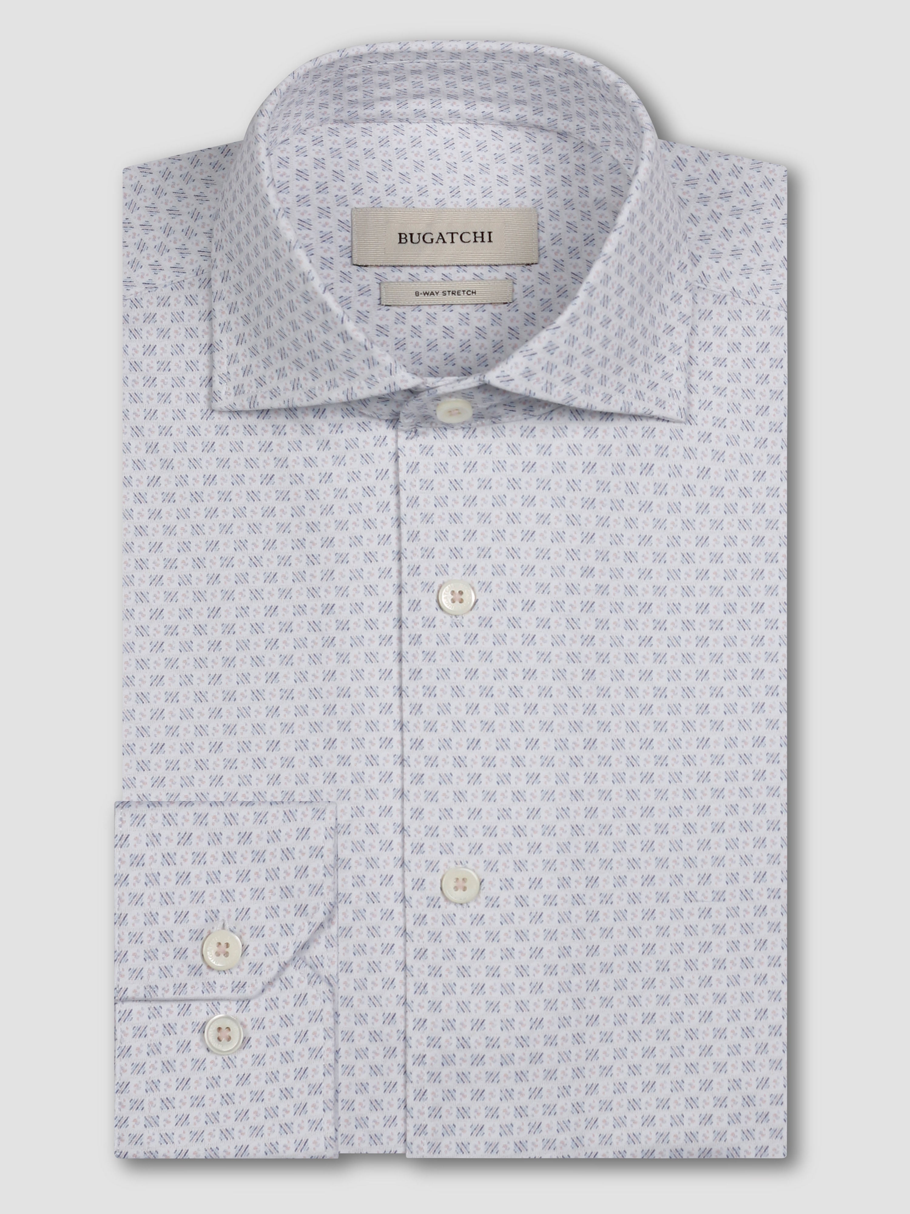 Bugatchi Ooohcotton L/S Shirt, Dusty Pink