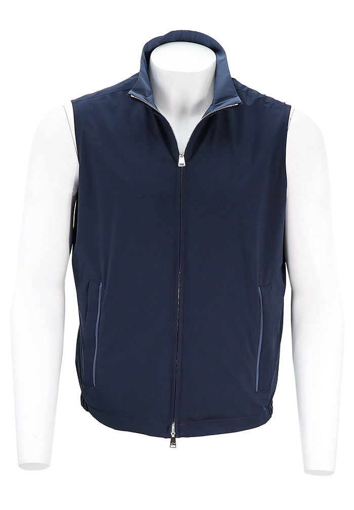 PAUL & SHARK Men's Typoon Platinum Reversible Vest In Navy - Mondo Uomo