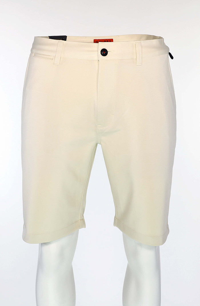 Halsey Breakwater Men’s Shorts in Ivory Performance Mélange Knit – Mondo Uomo
