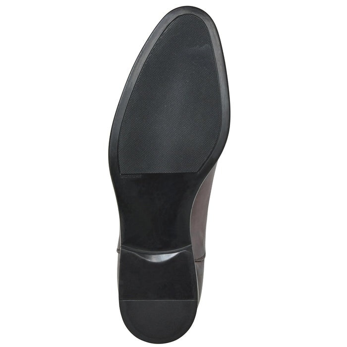 Bruno Magli Adriano Men’s Brown Leather Cap Toe Close Up - ADRIANO