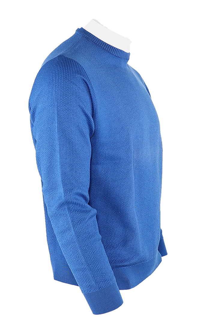 St Croix Crew Neck Seersucker