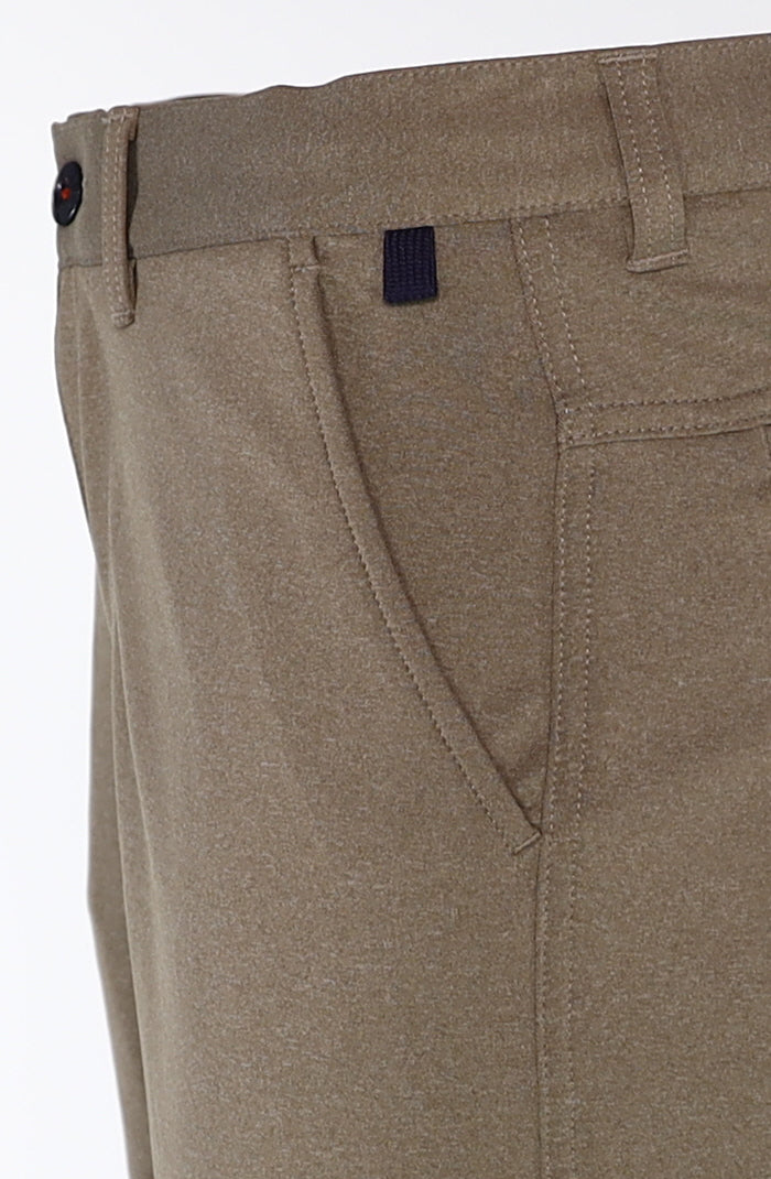 Halsey Breakwater Men’s Performance Shorts in Dark Camel with Side Pocket