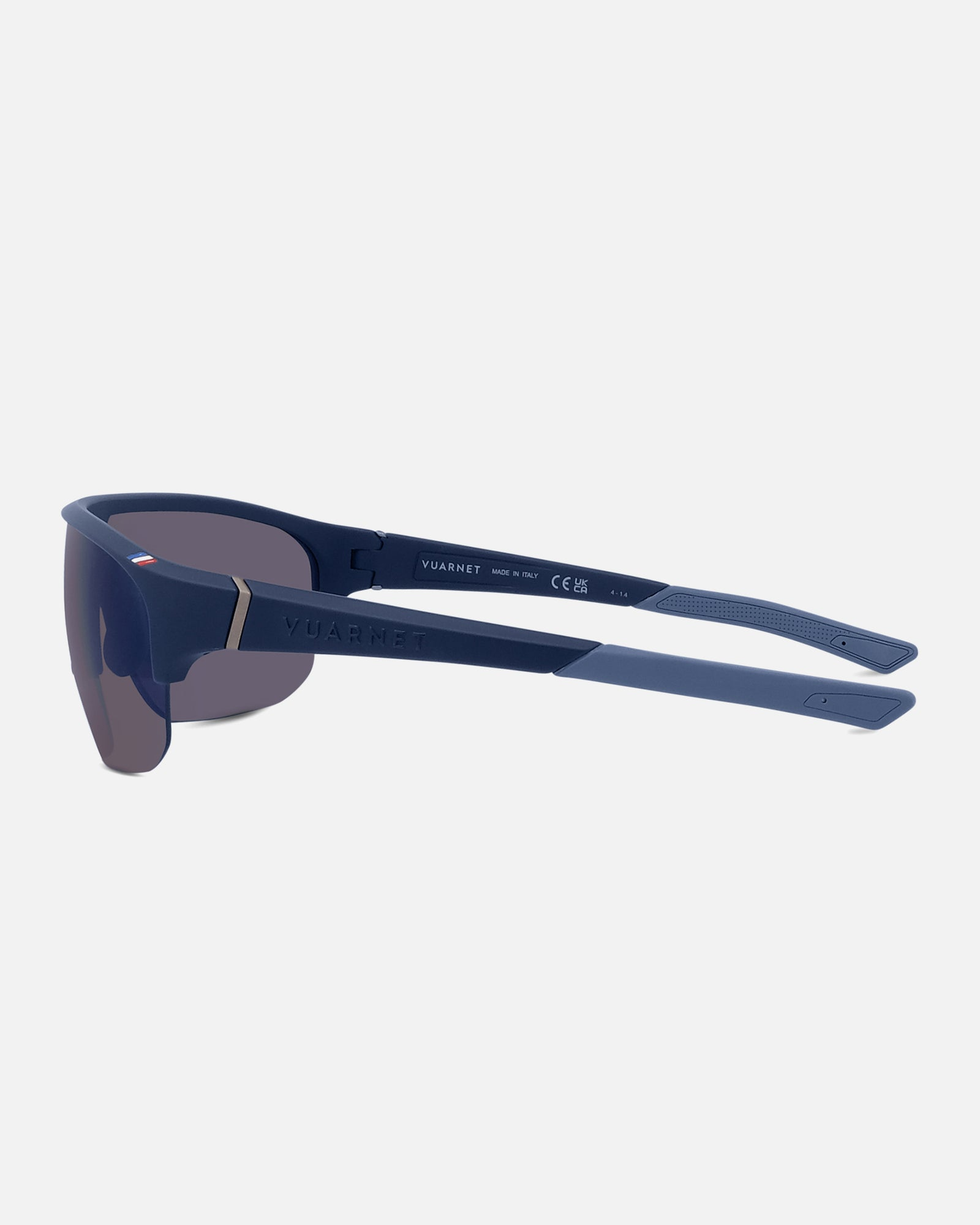 Vuarnet Racing Sunglasses For Men In Matte Dark Blue Side View VU40025U-91X