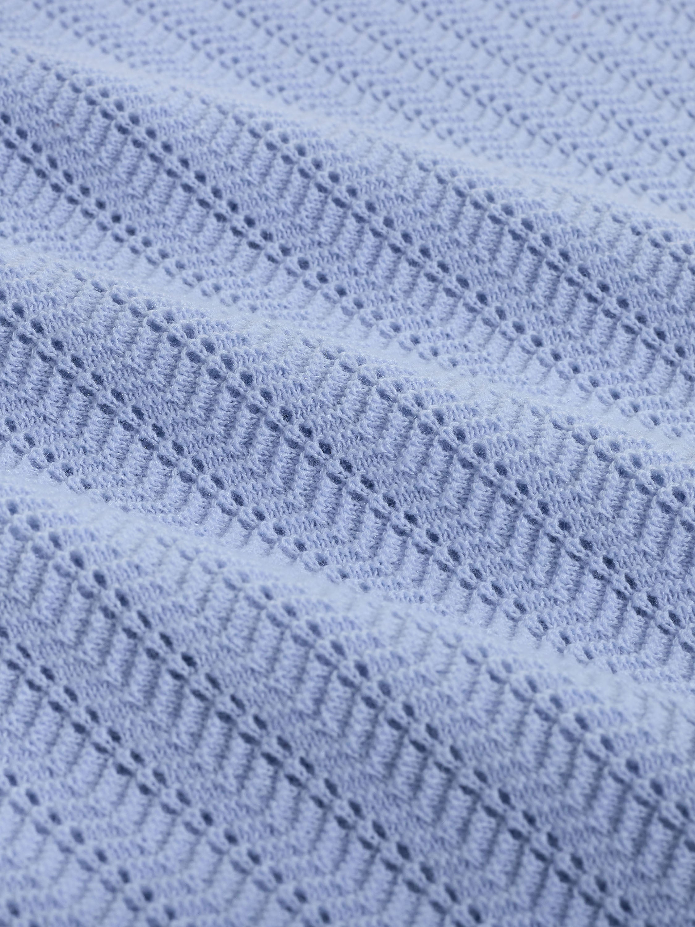 Bugatchi S/S Johnny Collar Sweater, Ice