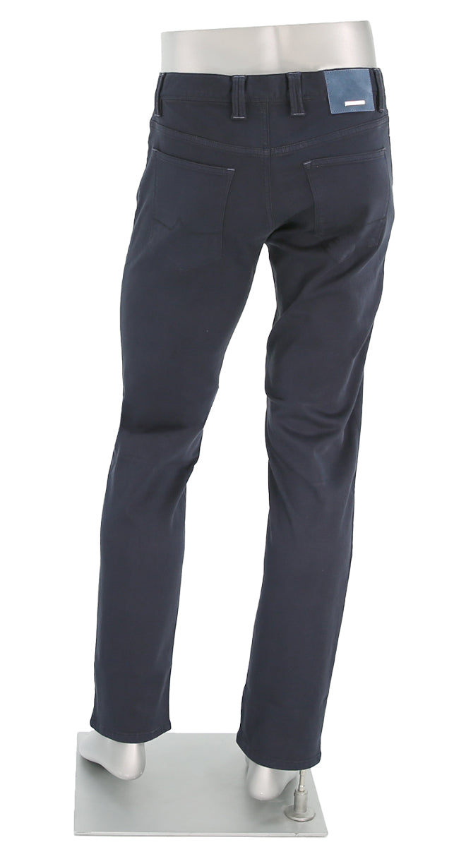 Alberto Pipe Stretch Colored Denim Navy – view 4